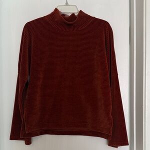 Madewell Ribbed Cowl Neck Sweater